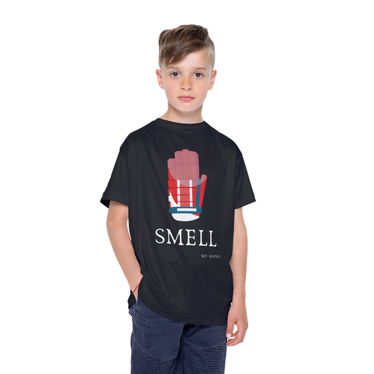 "Smell My Hand" - Kids Sports T-Shirt