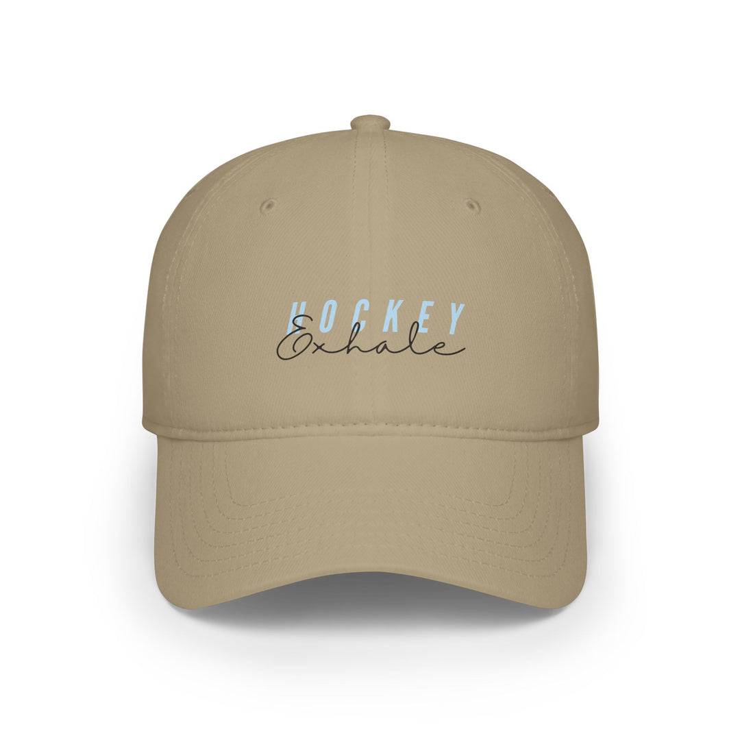 "Hockey Exhale" -  Low Profile Cap