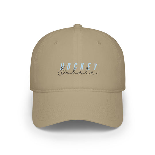 "Hockey Exhale" -  Low Profile Cap