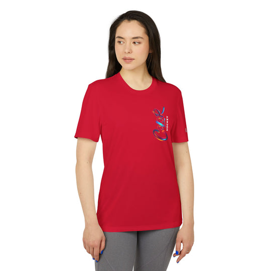 "Color Hockey" - adidas Sport T-shirt