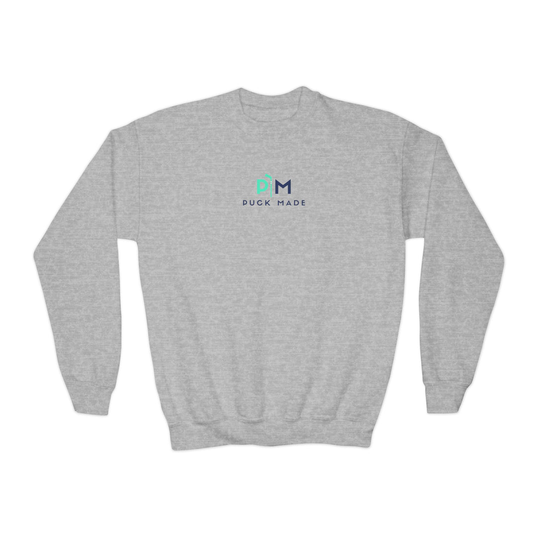 "PuckMade Center - Youth Sweatshirt