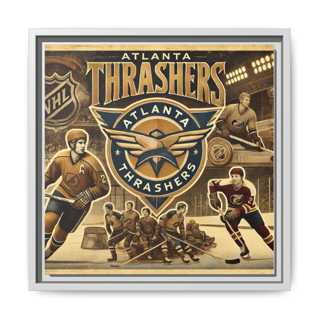"Vintage Atlanta Thrashers"  - Matte Canvas, Framed