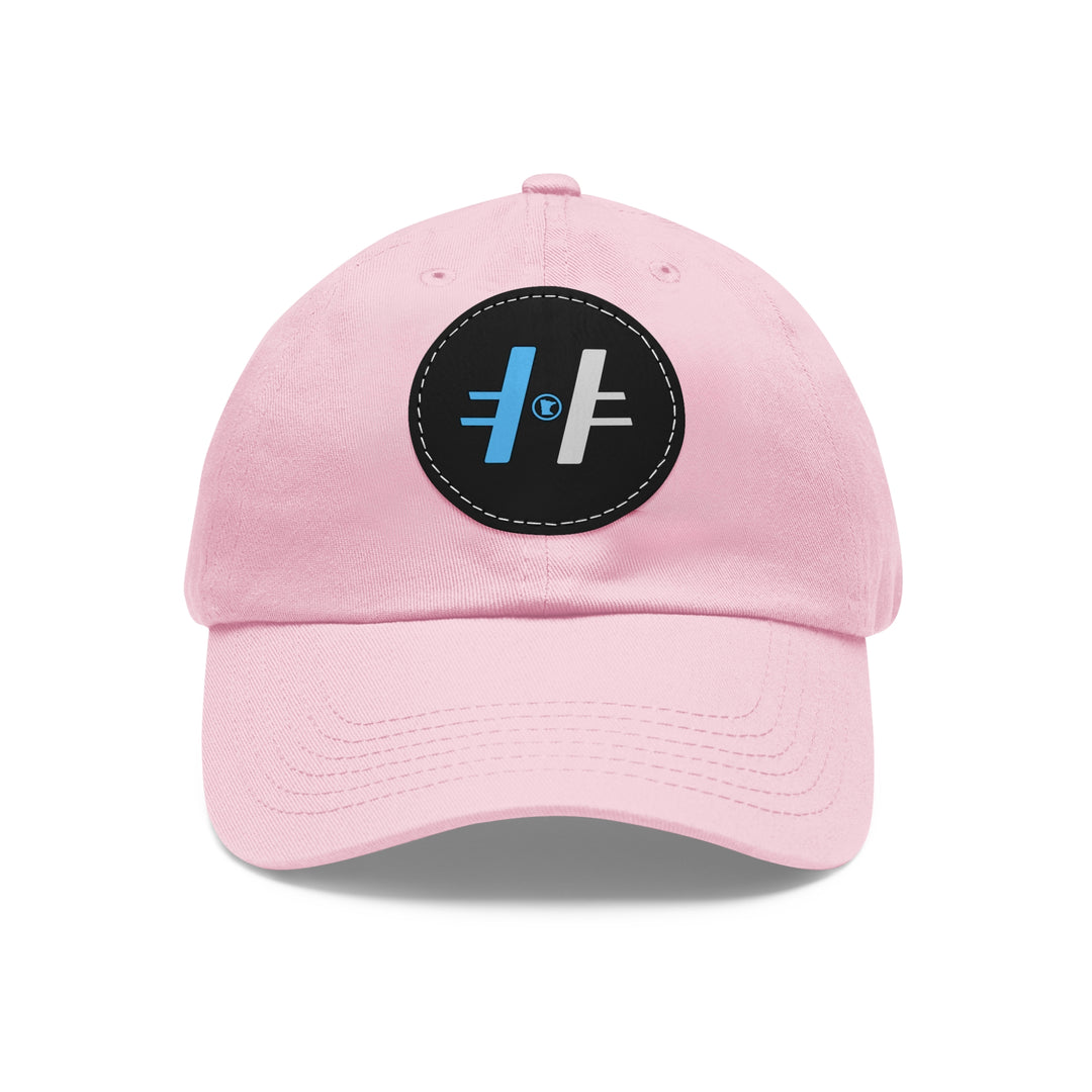 "H1 Hockey Logo" -  Leather Patch (Round)