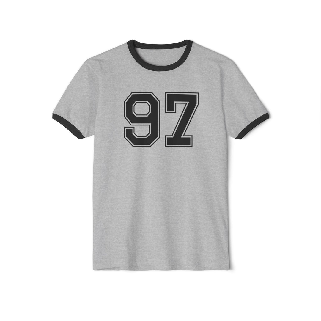 "Ringer #97 - Classic" - Cotton Ringer T-Shirt (Beta)