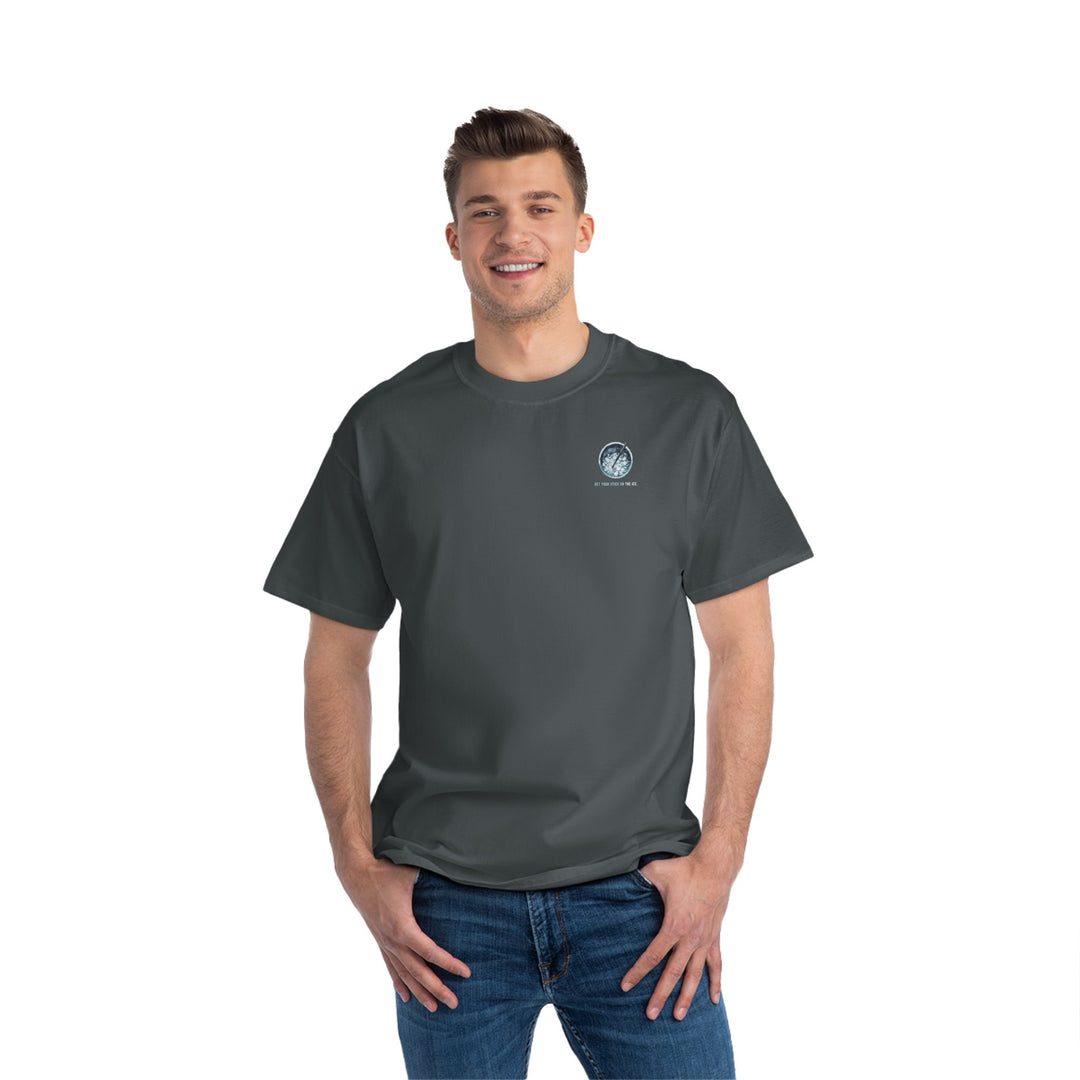 "Stick On The Ice" -  Beefy-T® T-Shirt