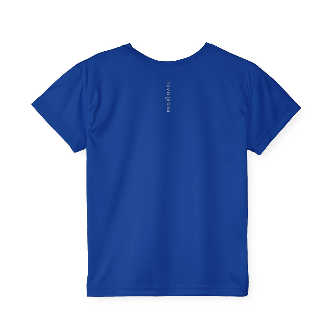 "Hockey MN Polo Emblem" - Kids Sports T-Shirt