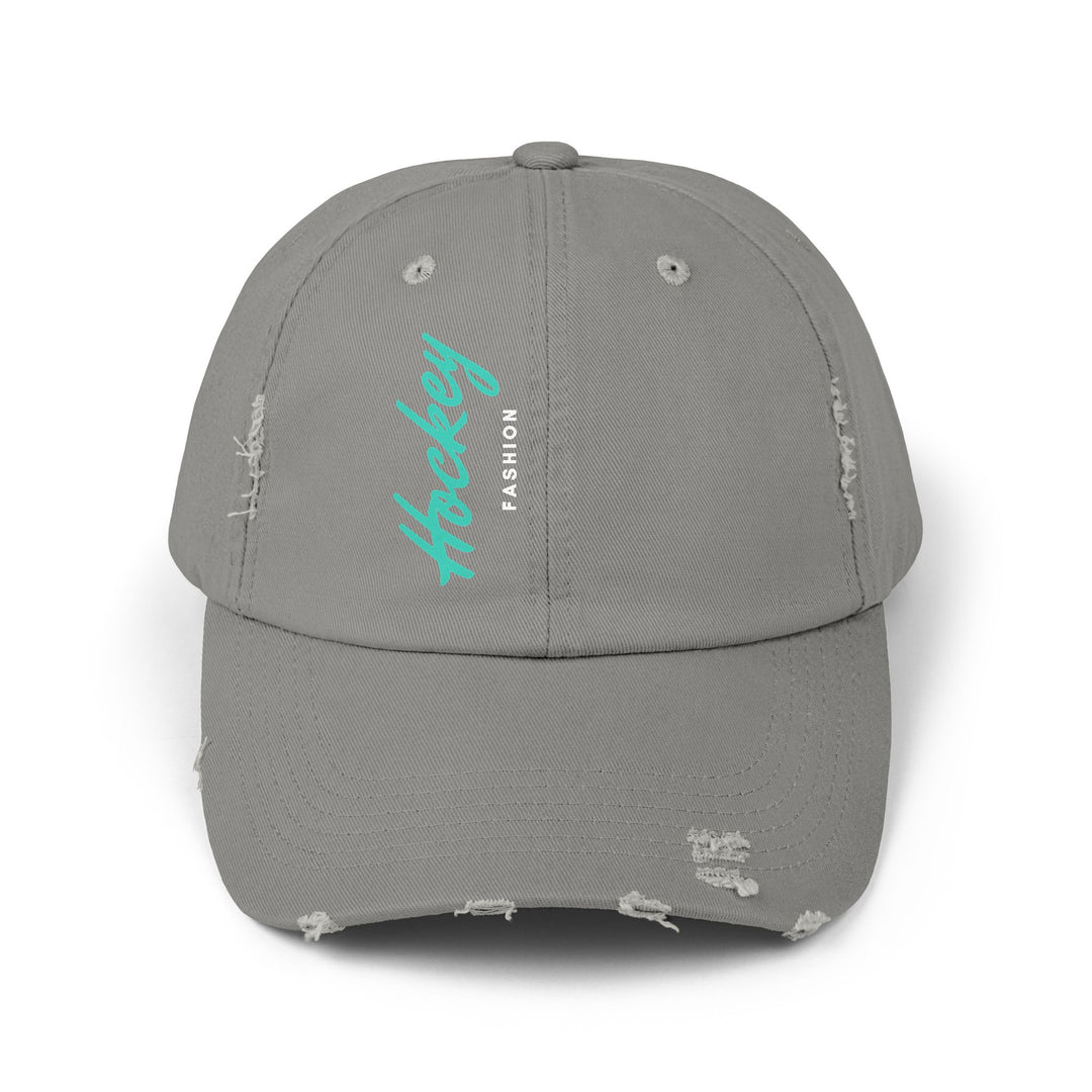 "Hockey Fashion" -  Distressed Cap