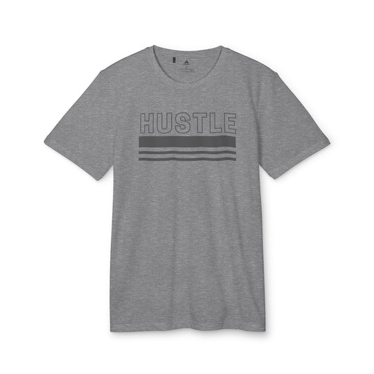 "Hustle" - adidas Sport T-shirt