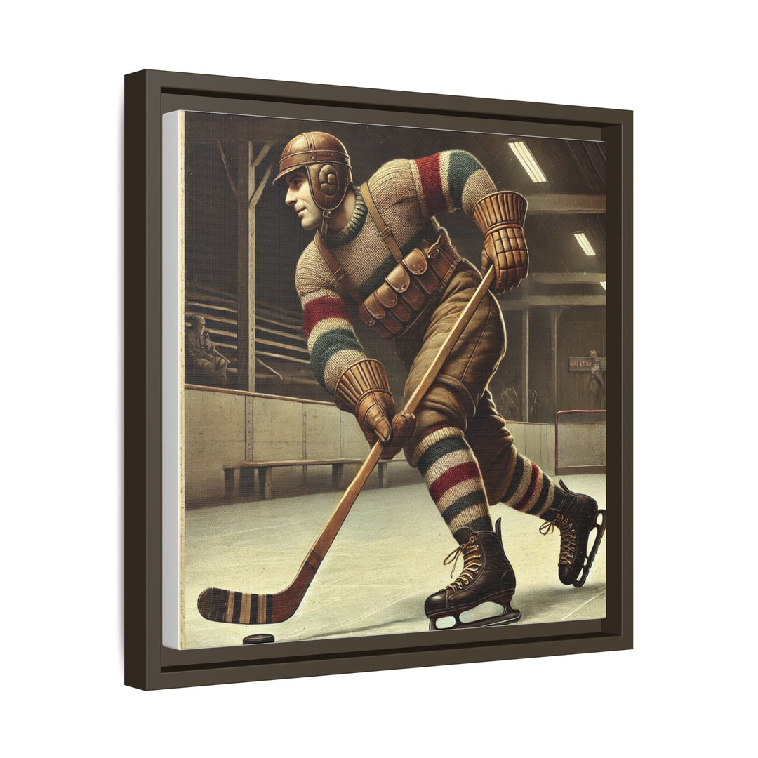 Vintage Player"  - Matte Canvas, Framed