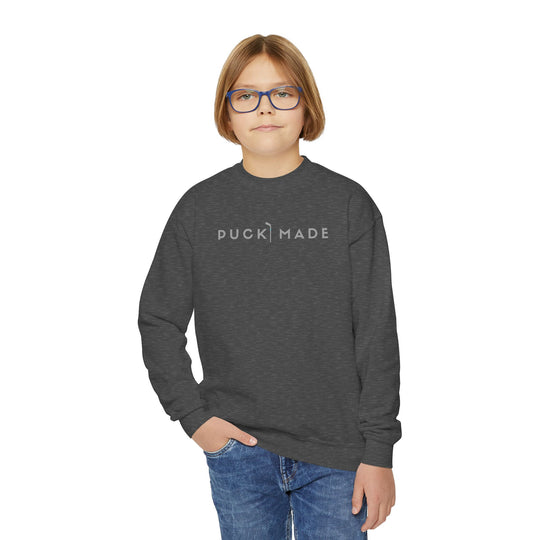 "PuckMade - Ice & Steel" - Youth Sweatshirt