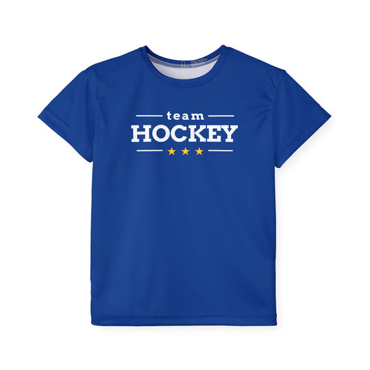 "Team Hockey" - Kids Sports T-Shirt