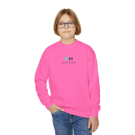 "PuckMade Center - Youth Sweatshirt