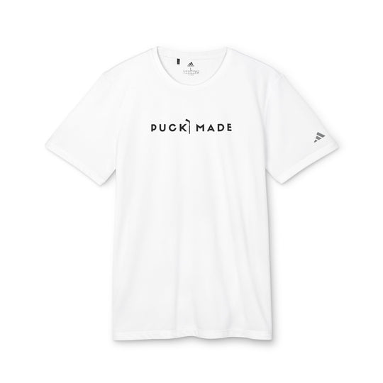 "PuckMade White" - adidas® Sport T-Shirt