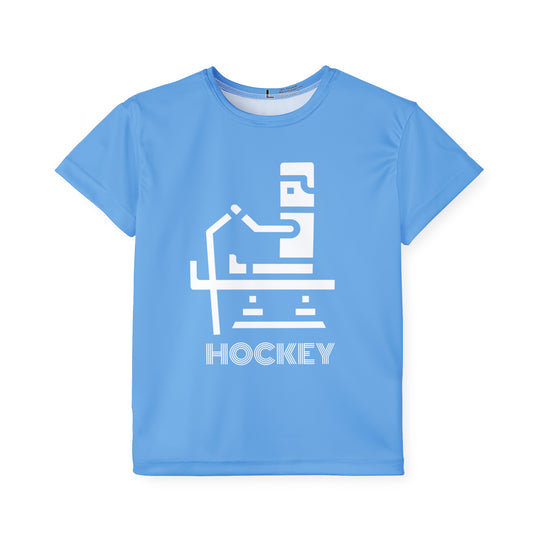 "Lego Guy On Skate" - Kids Sports T-Shirt