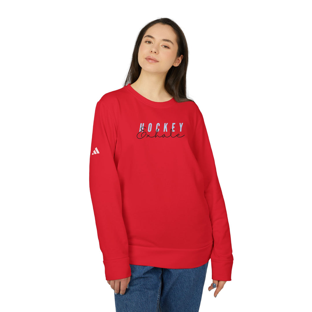 "Hockey Exhale" - adidas® Sweatshirt