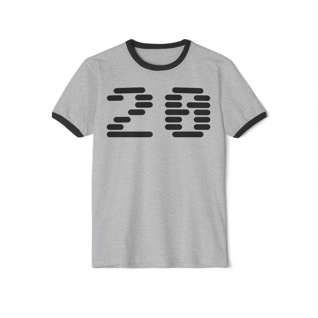 "Ringer #20" - Cotton Ringer T-Shirt