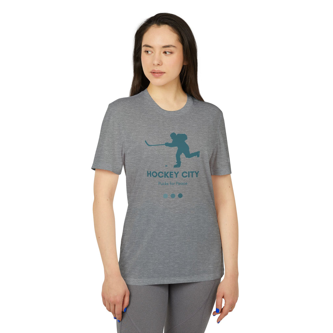 "Pucks For Peace" - adidas Sport T-shirt