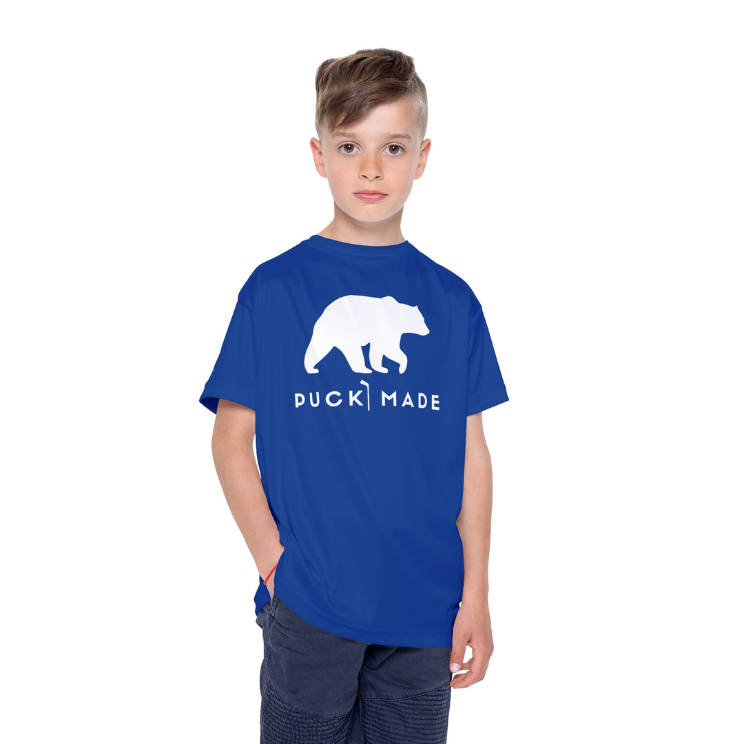 "PuckMade - Bear" Kids Sports T-Shirt