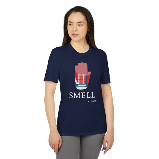 "Smell My Hand" - adidas® Sport T-shirt