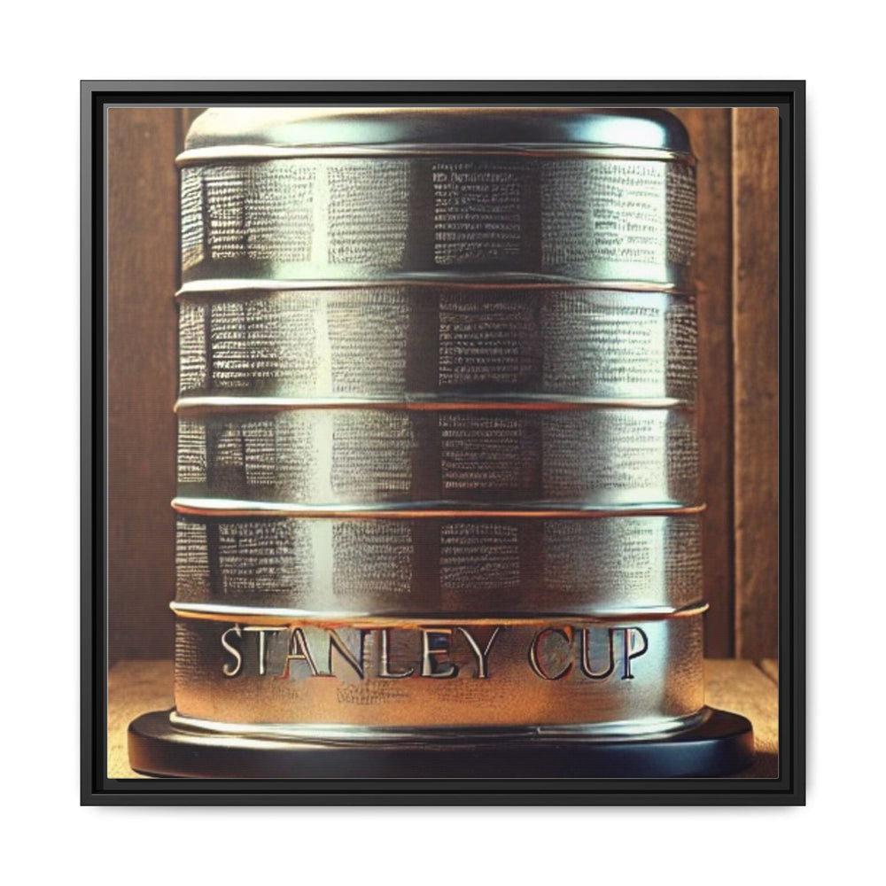 "Vintage Cup"  - Matte Canvas, Framed
