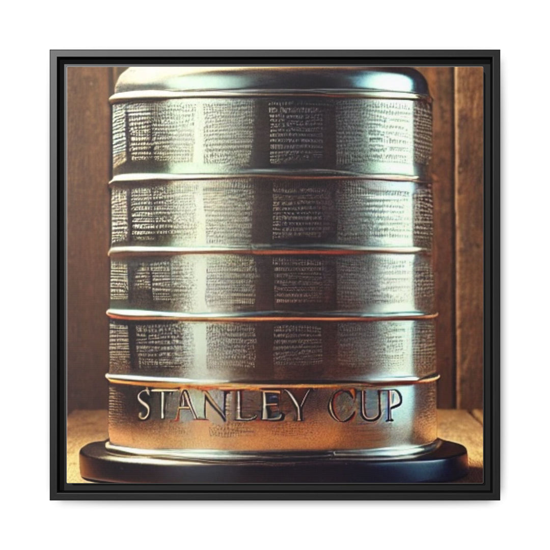 "Vintage Cup"  - Matte Canvas, Framed