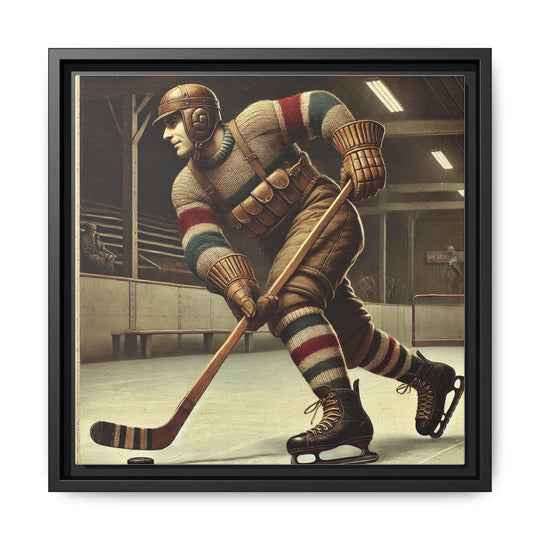 Vintage Player"  - Matte Canvas, Framed