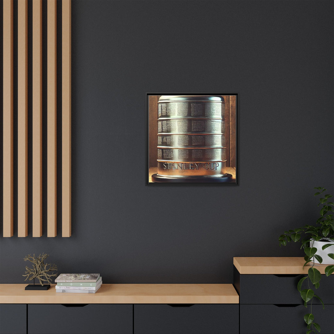 "Vintage Cup"  - Matte Canvas, Framed