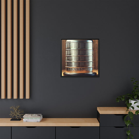 "Vintage Cup"  - Matte Canvas, Framed