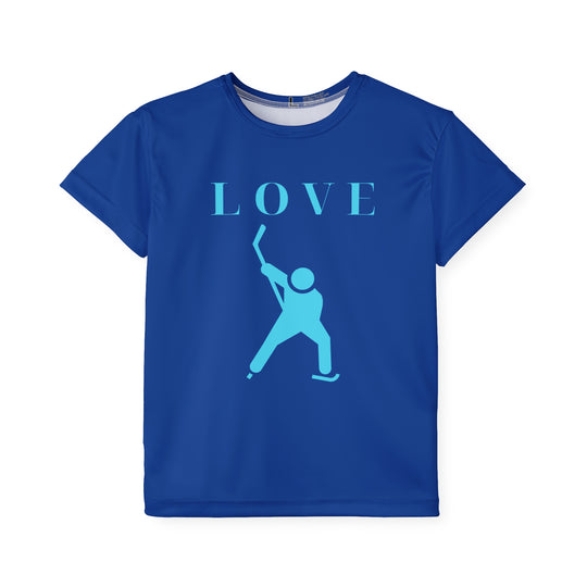 "Player Hockey Love" - Kids Sports T-Shirt