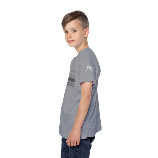 PuckMade - Hustle - Kids Sports T-Shirt