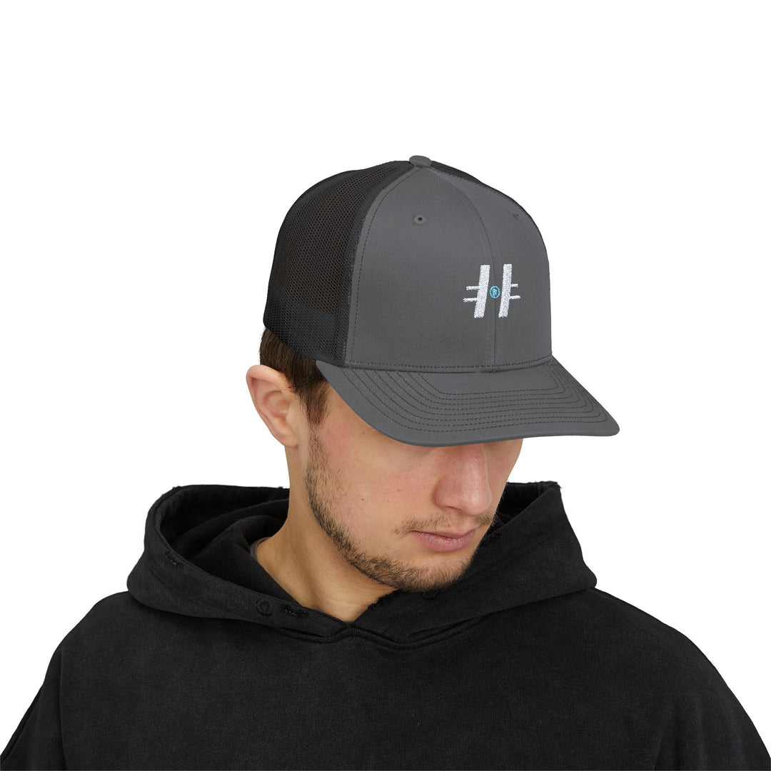 "A1 Hockey MN Logo" - Snapback Trucker Cap