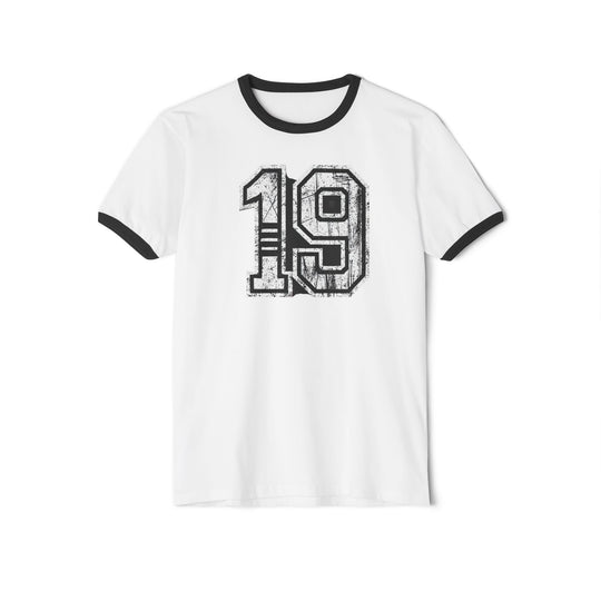 "#19 - Sakic" - Cotton Ringer T-Shirt