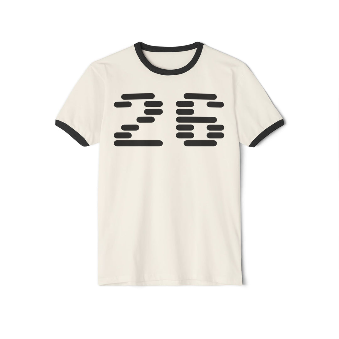 "Ringer #26" - Cotton Ringer T-Shirt