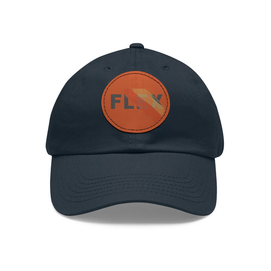 "Flex" -  Leather Patch (Round)