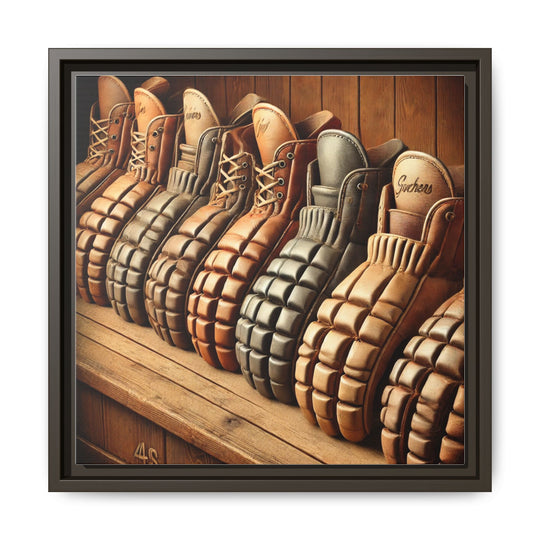 "Vintage Gloves"  - Matte Canvas, Framed