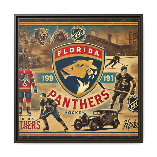 "Florida Panthers"  - Matte Canvas, Framed