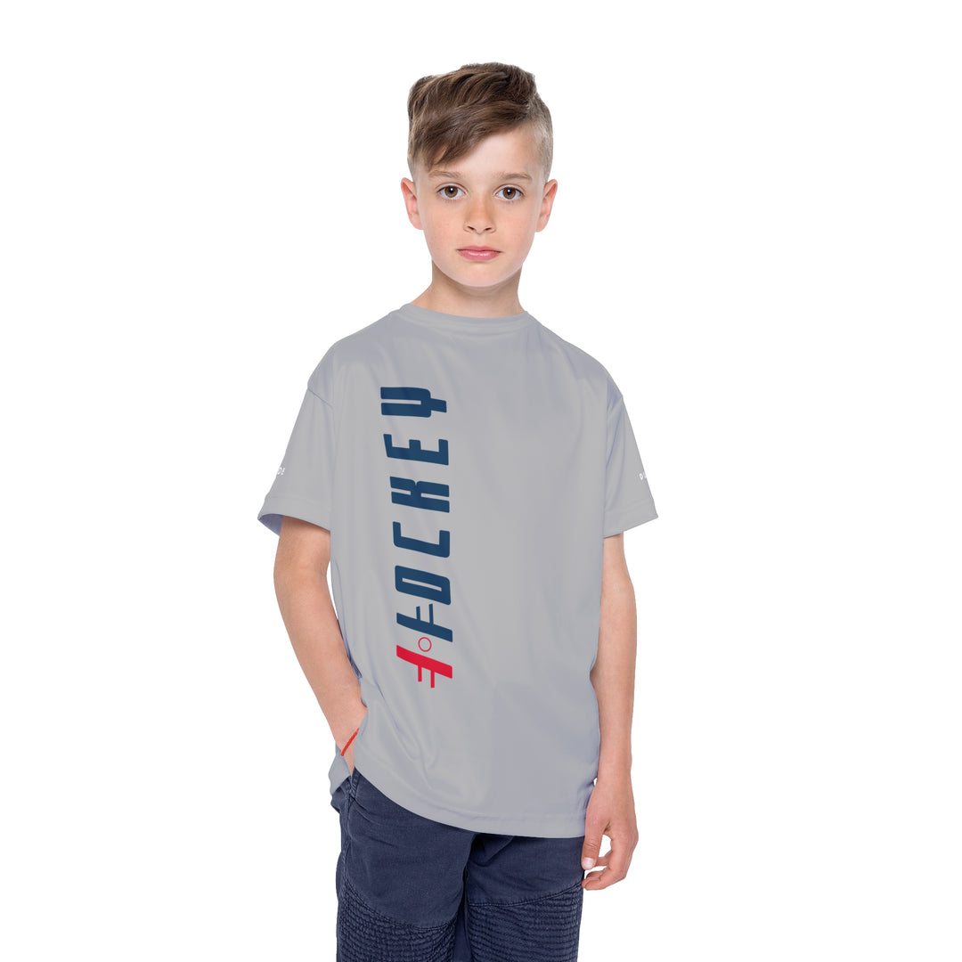 "Hockey Vertical" - Kids Sports T-Shirt