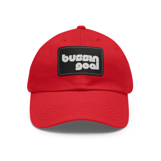 "Bussin Goal" - Leather Patch Hat