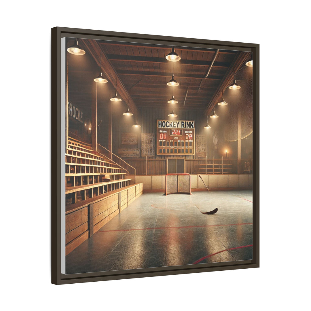 "Vintage Rink"  - Matte Canvas, Framed
