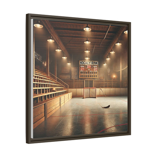 "Vintage Rink"  - Matte Canvas, Framed