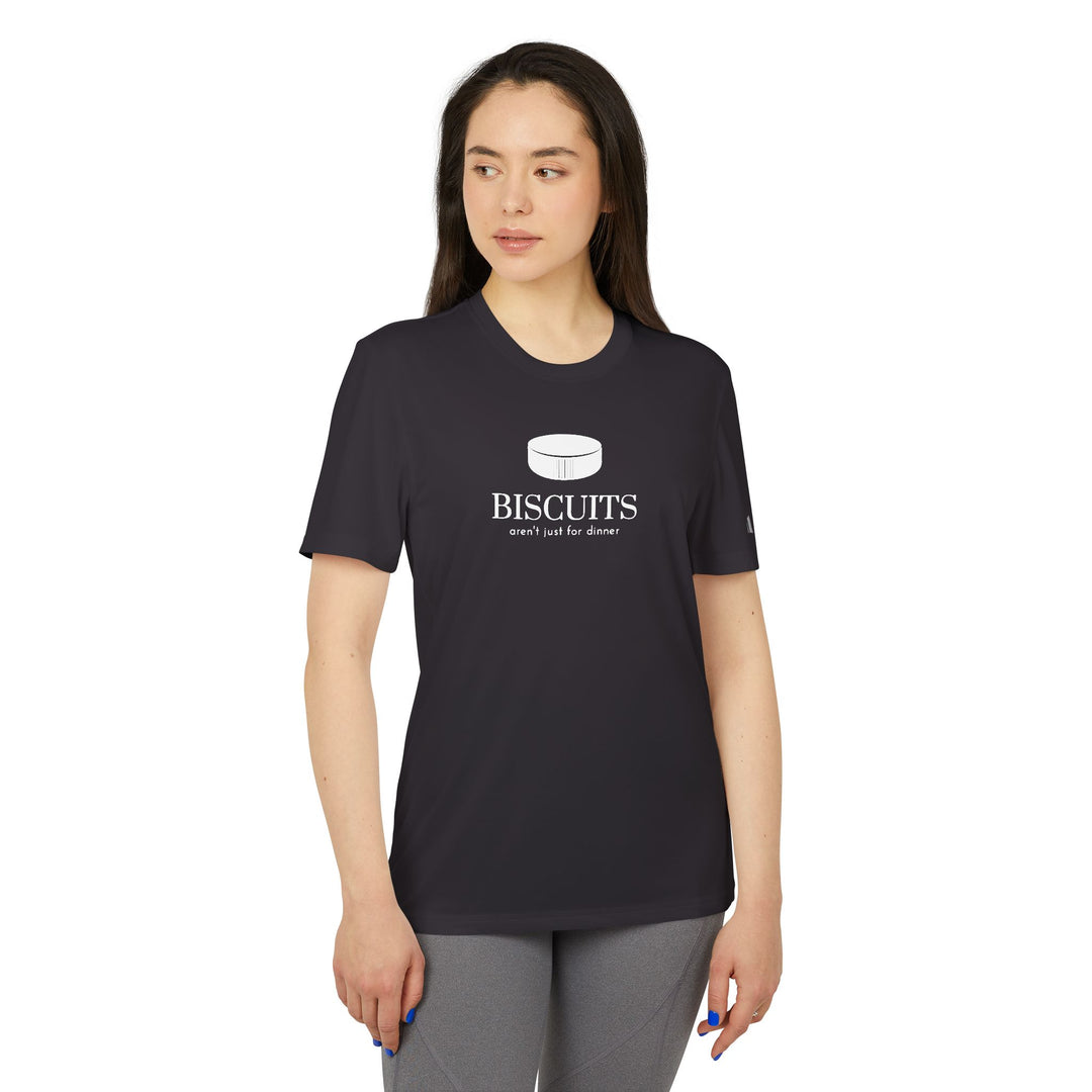 "Biscuits Aren't Just For Dinner" - adidas Sport T-shirt