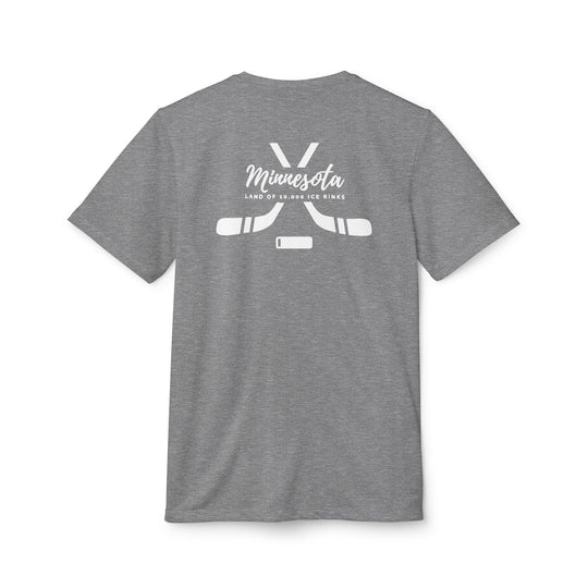 "Land of 10,000 Ice Rinks" - adidas Sport T-shirt