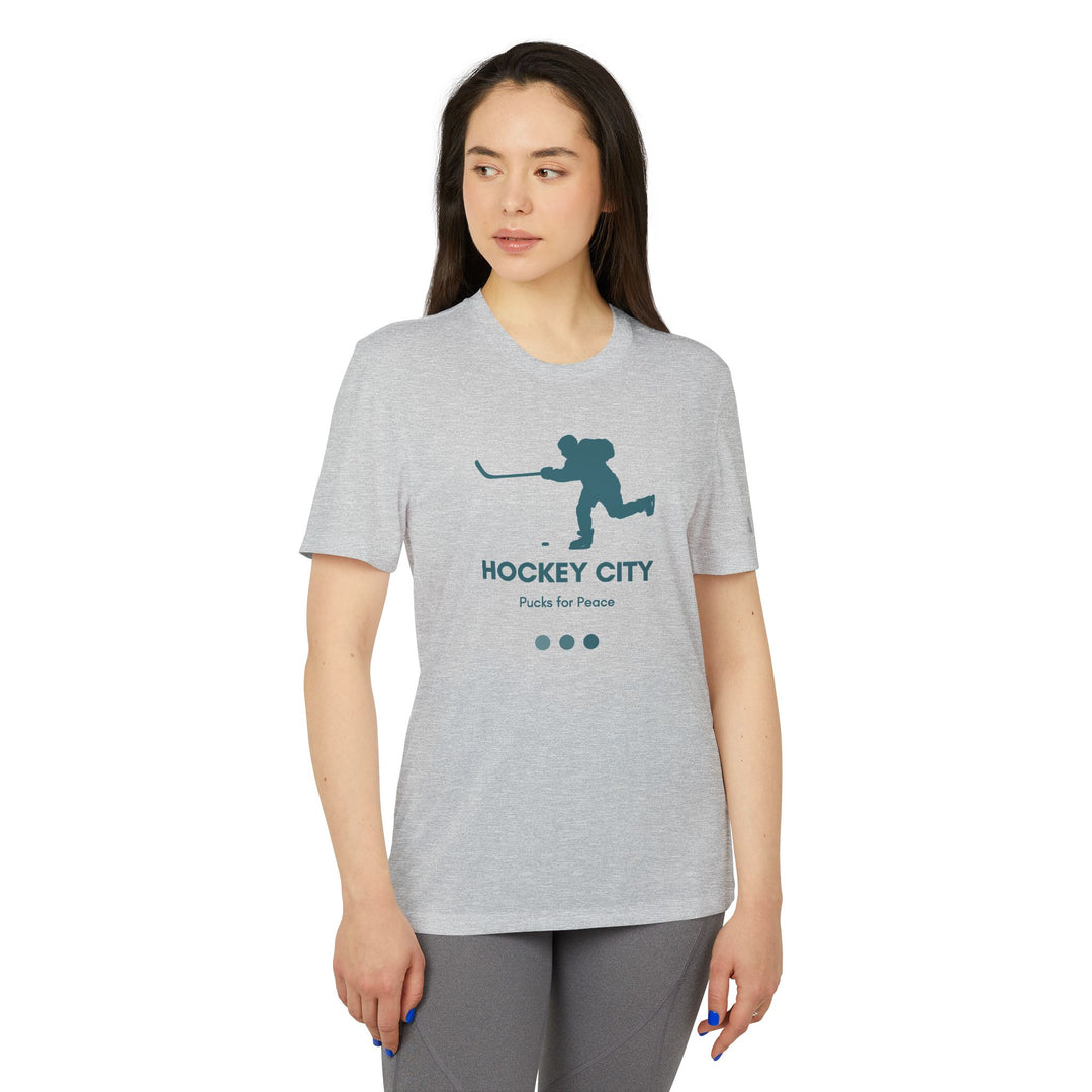 "Pucks For Peace" - adidas Sport T-shirt