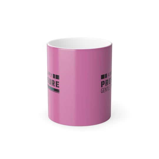 "Apply Gentle Pressure" - Color Morphing Mug, 11oz (Beta)