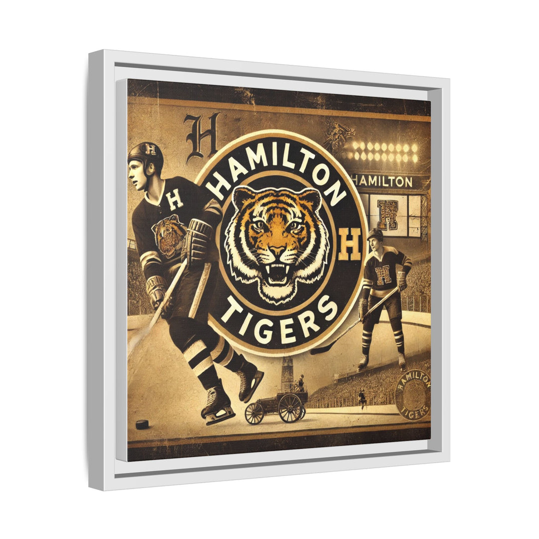 "Vintage Hamilton Tigers"  - Matte Canvas, Framed
