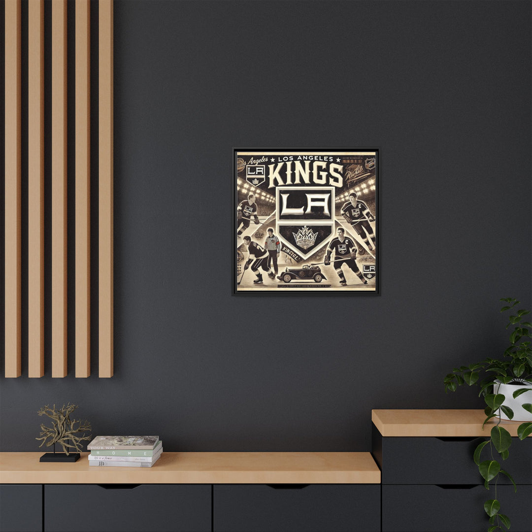 "Vintage LA Kings"  - Matte Canvas, Framed
