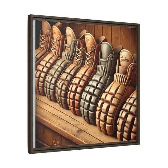 "Vintage Gloves"  - Matte Canvas, Framed