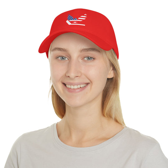 Eagle on Stick - Low Profile Cap