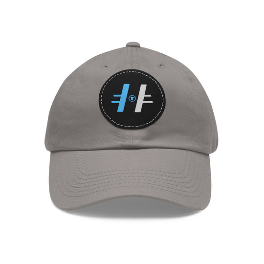 "H1 Hockey Logo" -  Leather Patch (Round)