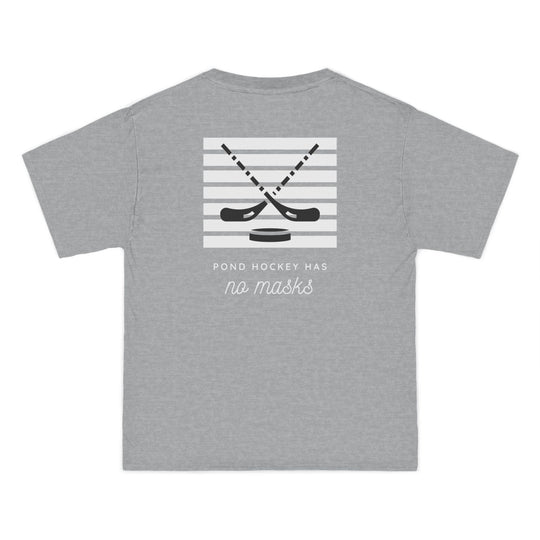 "Pond Hockey Has No Masks" -  Beefy-T® T-Shirt